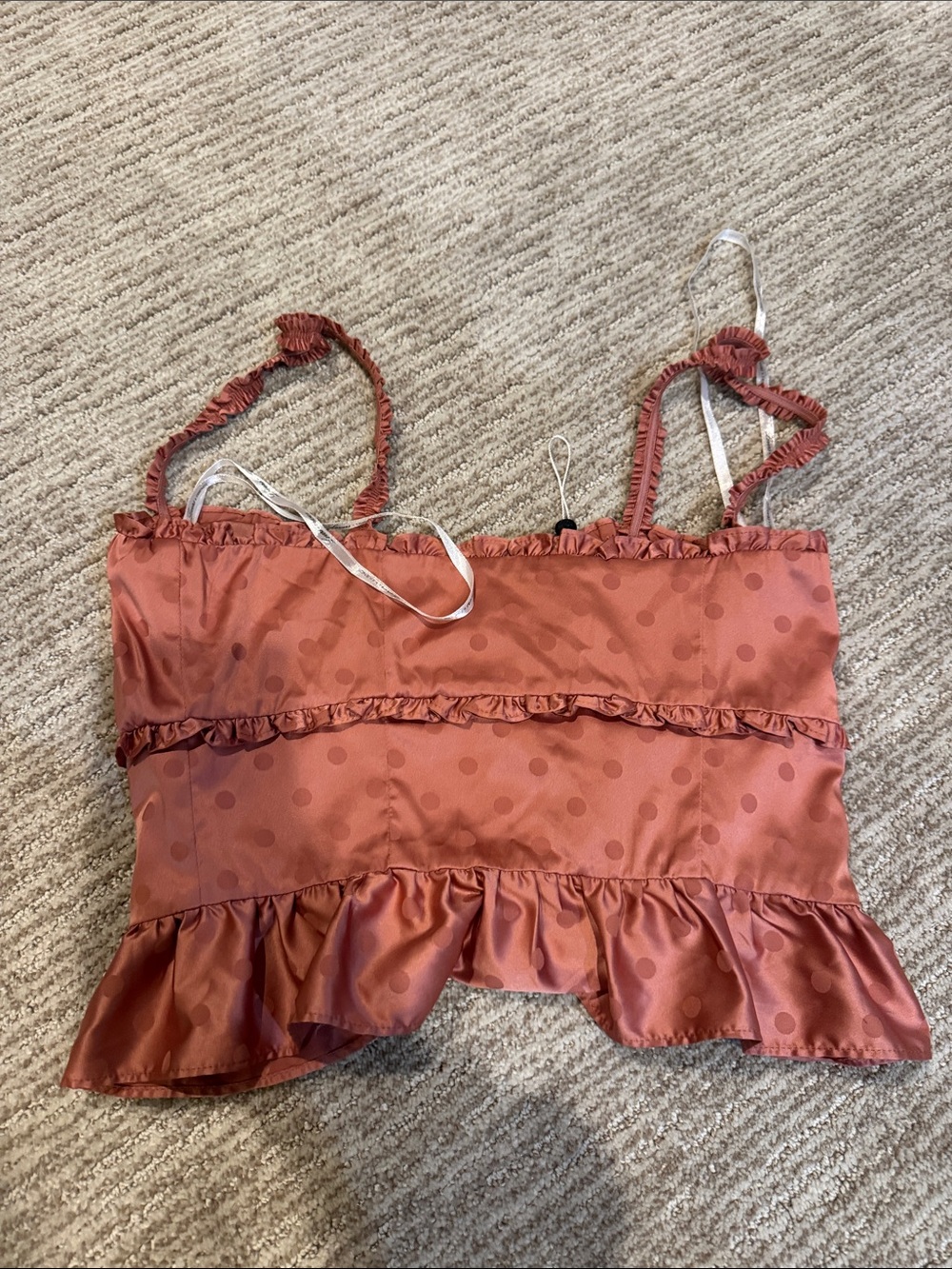 Lovers + Friends Satin Ruffle Cami - Picture 3 of 3